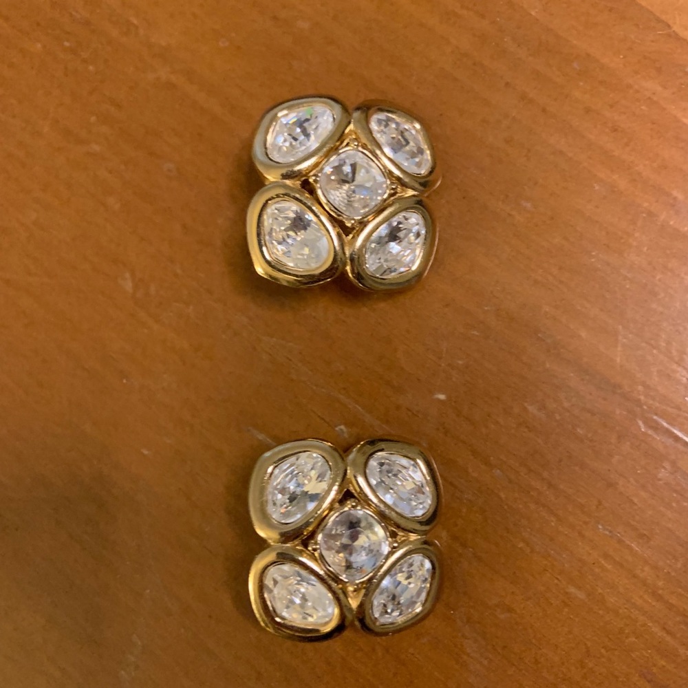 Vintage Christian Dior Clip-on Earrings
